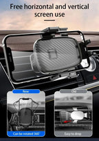 Car Phone Holder Bracket Accessories Interior Auto Air Outlet Cellphone Support Parts Phone Stand Base Fixing Clip