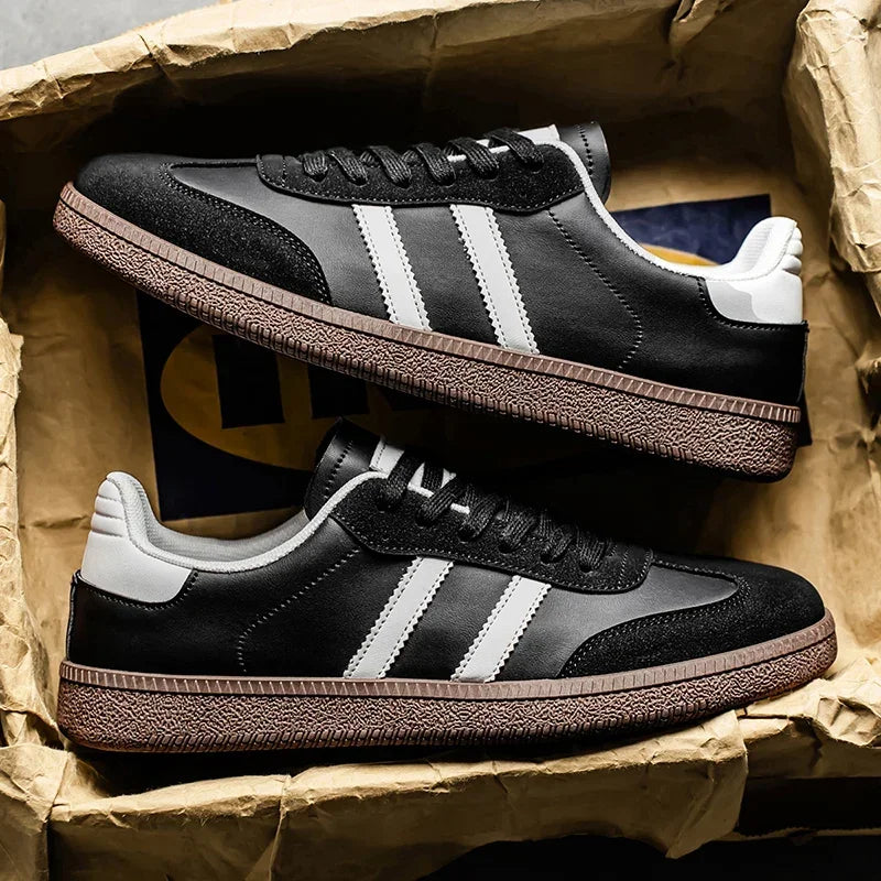 Men's Shoes 2025 Trend Casual Sneakers Comfortable Lace-up Flats Tennis Shoes Breathable Comfortable Walking Joggingshoes