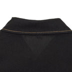 Women's Color Contrasting Stitch Collar Single breasted Straight Tank Top Long Fold Belt Bermuda Shorts Summer New Pants