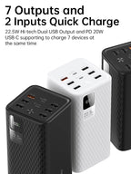 Power Bank 30000mAh With 20W PD 22.5W QC Quick Charging Powerbank Support FCP AFC  VOOC 22.5 Portable PoverBank 20000mAh