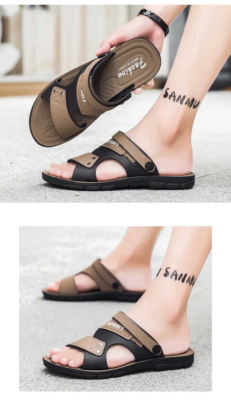 Hot Sale Men Sandals Casual Shoes Outdoor Walking Sandals for Men Beach Shoes Men slippers Open Toe Flat