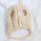 Dog Winter Coat with Furry Collar Fleece Lining Warm Dog Jacket Waterproof Dog Clothes Soft Puppy Vest Cat Cold Weather Clothing