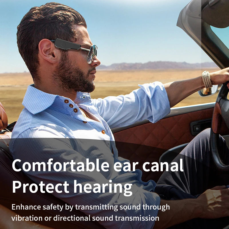 External Earphones For Your Glasses Wireless 5.3 HIFI Music Headphone Control Noise Portable Wireless Headsets Long Battery Life