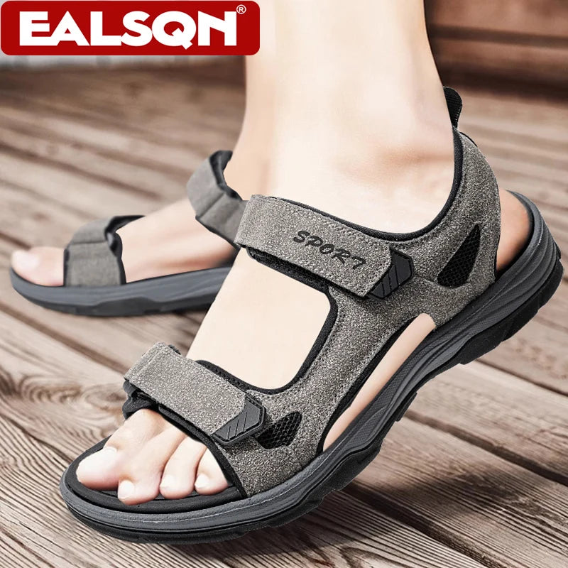 Summer Sandals for Men Breathable Outdoor Casual Sandalies Shoes Fashion Beach Non Slip Walking Shoes Size 40-46