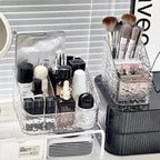 Cosmetic Organizer For Vanity Makeup Organizer Clear Acrylic Cosmetic Storage Box Perfume Holder Skincare Organiser For Lipstick