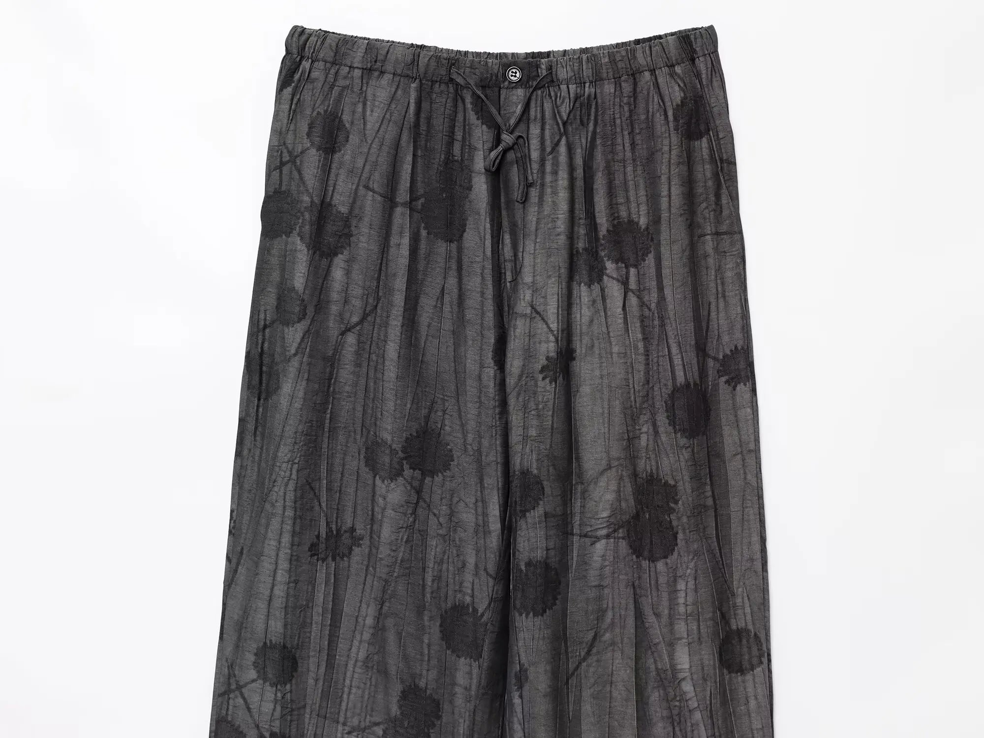 Women Print Long Pants Sets For Women Lapel Half Sleeve Single Breasted Shirts + High Waist Lace-Up Wide Leg Pants