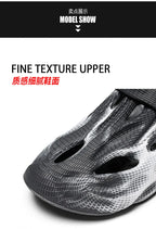 Men's Slippers New 2025 Platform Sandals for Men Anti-slip Mens Shoes Man Wearing Outside Summer Hollow Breathable Flat Pvc