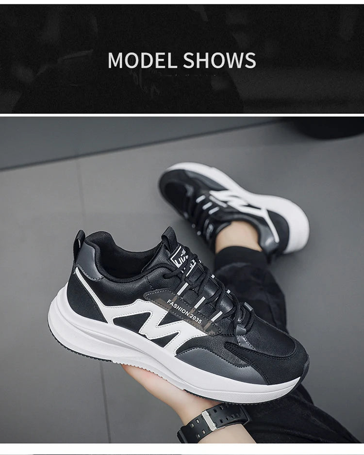 Men's Shoes,Lightweight and Fashionable Sports Shoes with Soft Soles for Casual Wear, Anti-slip and Durable Running Sports Shoes