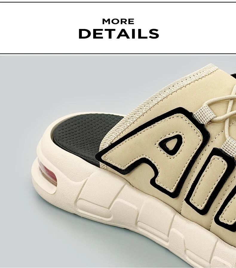 Man‘s Sandals Thick Sole Non-slip Fashion Trend Sports Slippers For Men Outdoor Footwear Size 40-49 Suitable Summer