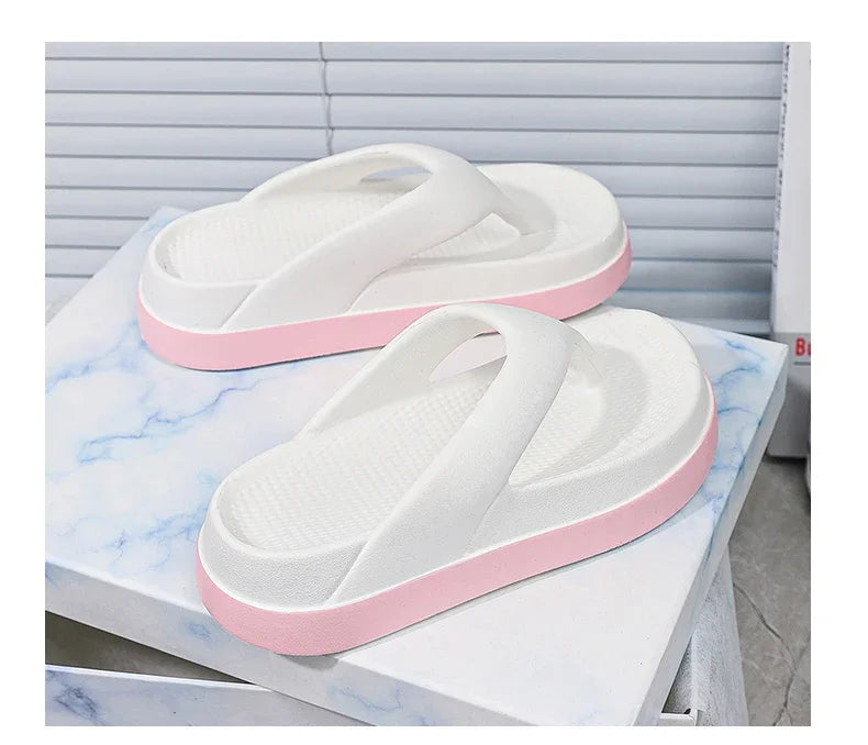 Woman flip flops Popular Design Shoes  trend Casual Platform Sandals non-slip Outdoor slippers Unique features Flat sandals