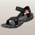 Men's Water Sandals Waterproof Arch Support Hiking Sandals Comfort Leather Sport Outdoor Sandals for Summer Beach Trail Walking