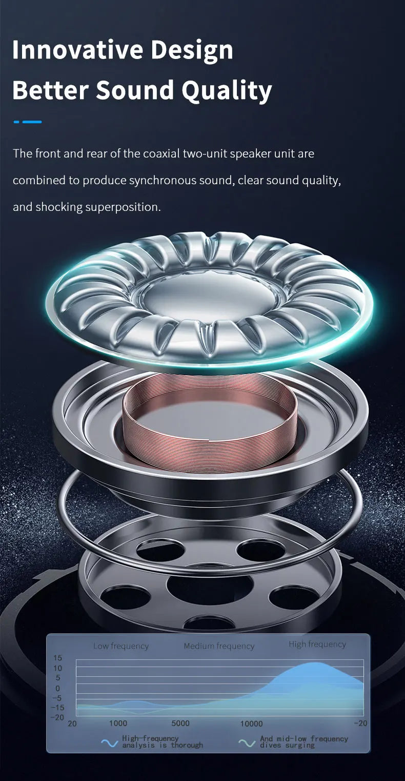 Motorcycle Earphones Helmet Headset Bluetooth 5.3 Headphones Wireless Motor Headset Bike Earphone Handsfree Stereo Earbud