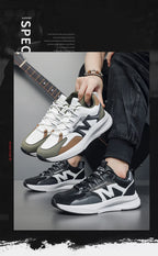 Men's Shoes,Lightweight and Fashionable Sports Shoes with Soft Soles for Casual Wear, Anti-slip and Durable Running Sports Shoes