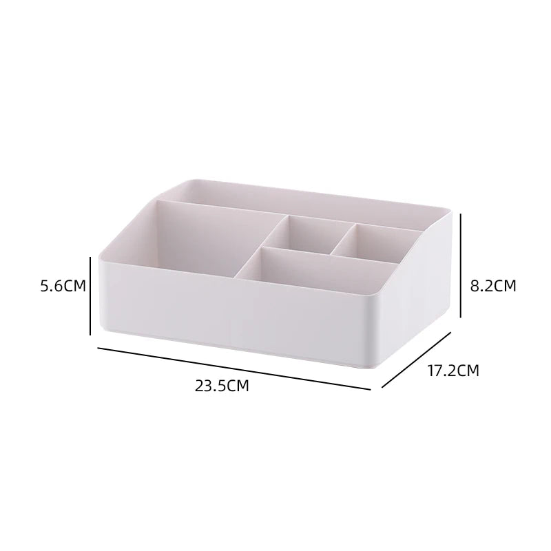 Makeup Organizer for Cosmetics Large Capacity Plastic Storage Container Desktop Organizer Boxes Jewelry Office Storage Baskets