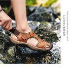 Men's Beach Sandals Man 2024 Men's Summer Sandal Casual Sneakers Genuine Slippers Brand Luxury Sandals Crox Style Men's slippers