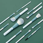 12Pcs Soft Makeup Brushes Set for Cosmetic Beauty Foundation Blush Powder Eyeshadow Concealer Blending Make Up Brush