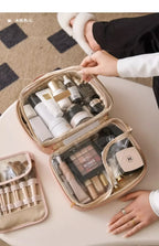 Cosmetic bag  new high-end exquisite portable travel portable toiletry bag large capacity cosmetics storage bag women handbags