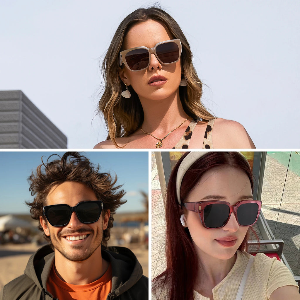 Sunglasses set, anti-glare glasses, polarized sunglasses for myopia, anti-UV sunglasses