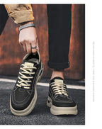 Men's shoes four seasons soft-soled non-slip casual shoes outdoor youth walking shoes fashion student sports shoes tooling shoes