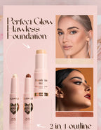 Makeup Kit With Organize Case Lipstick Contour Highlight Liquid Eyeshadow Lip Mud Eyebrow Pencil Mascara Women Cosmetics Set