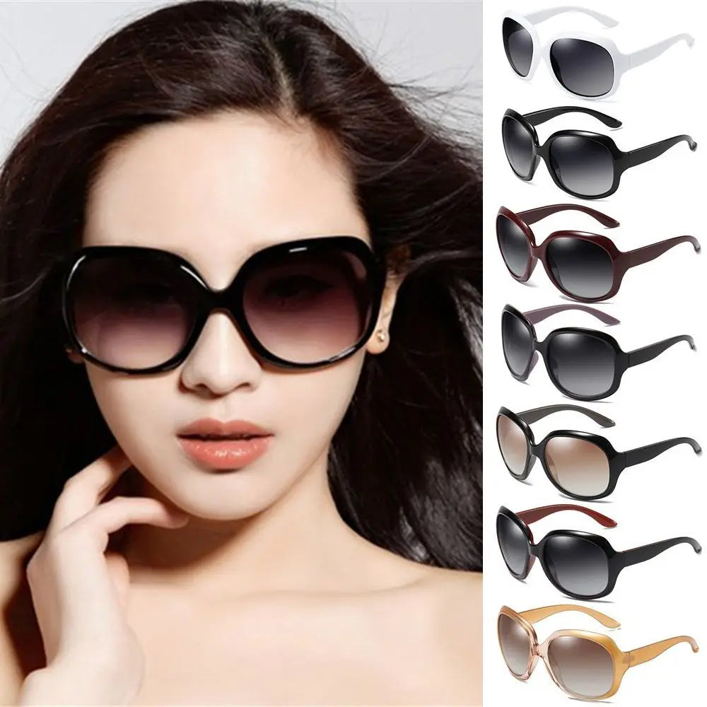 Sunglasses for Women Men Classic Retro Vintage Oversized Eyewear Fashion Shades Round Faced Driving Glasses
