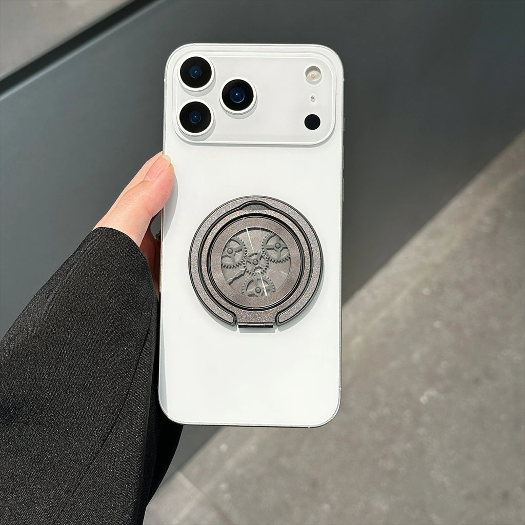 NEW Luxury Gear Design Magnetic Mobile Phone Stand Holder for IPhone Accessories Trend MagSafe Mobile Phone Bracket Fashion 2025