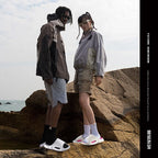 New Men Slippers Slides with a Sense High Aesthetic Value External Wear Anti Slip Thick Bottom, Beach Cool Slippers for Men