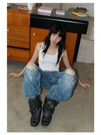 Flats Women Ankle Boots Fashion Designer Punk Boots Winter Woman Chelsea Boots 2025 Trend New Buckle Gladiator Motorcycle Botas