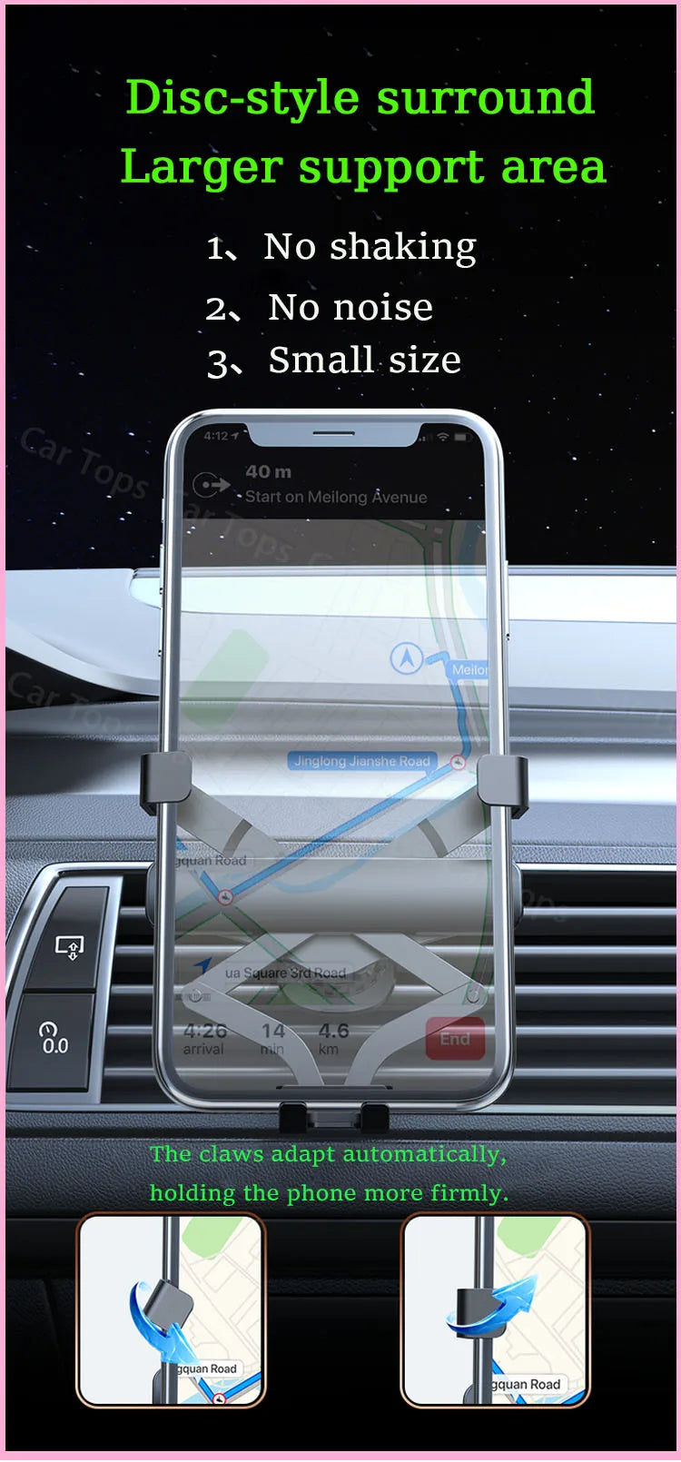 Car Mobile Phone Holder for Avatr 11 2023 2024 15.6 inches Screen Mount MagSafe Bracket Wireless Charger Stand Auto Accessories