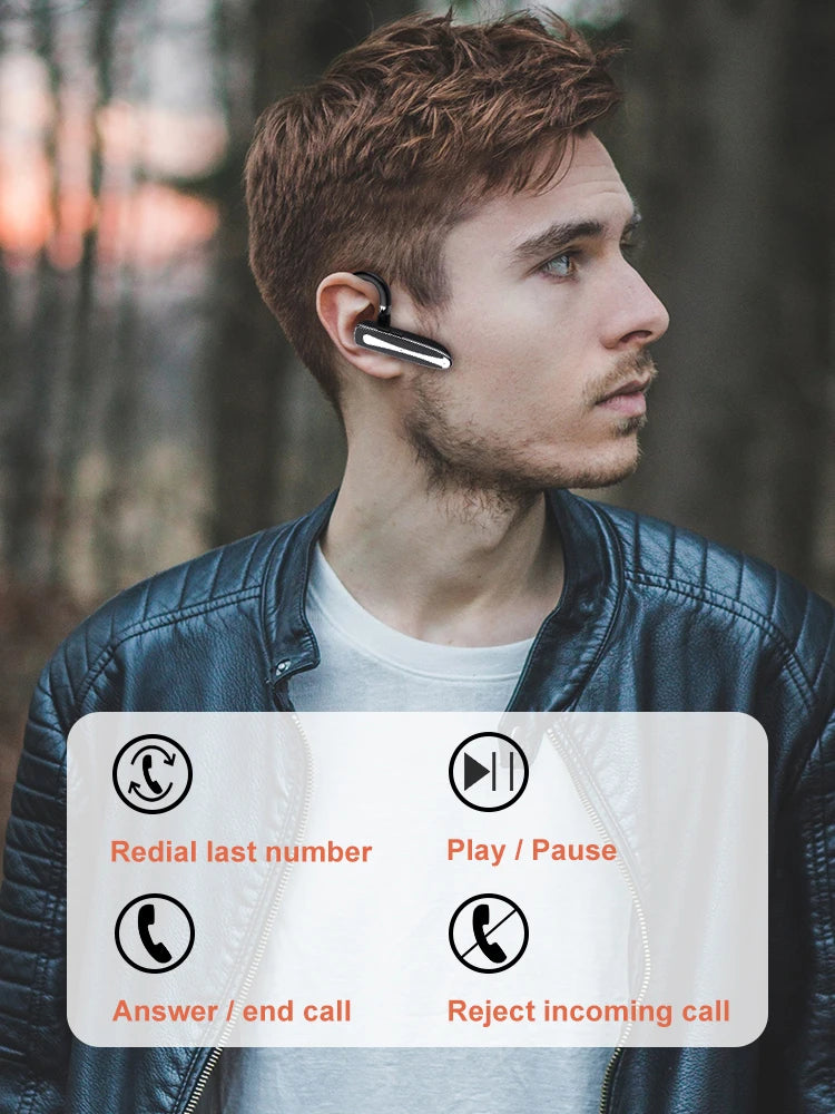 Handsfree YYK 530 Business Earbuds Single Wireless Car Driving Earphone Ear Hook Sport Headset  earphones