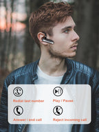 Handsfree YYK 530 Business Earbuds Single Wireless Car Driving Earphone Ear Hook Sport Headset  earphones