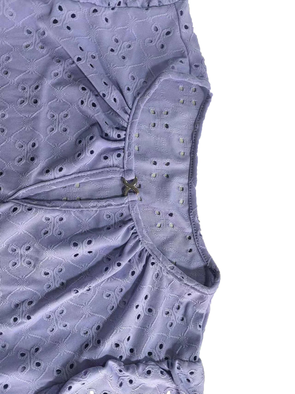 Women's elegant white crochet top