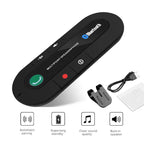 Car Handsfree Phone 4.1+EDR Wireless Bluetooth Compatible Handsfree Car Kit MP3 Music Player USB Power Audio Receiver Visor Clip