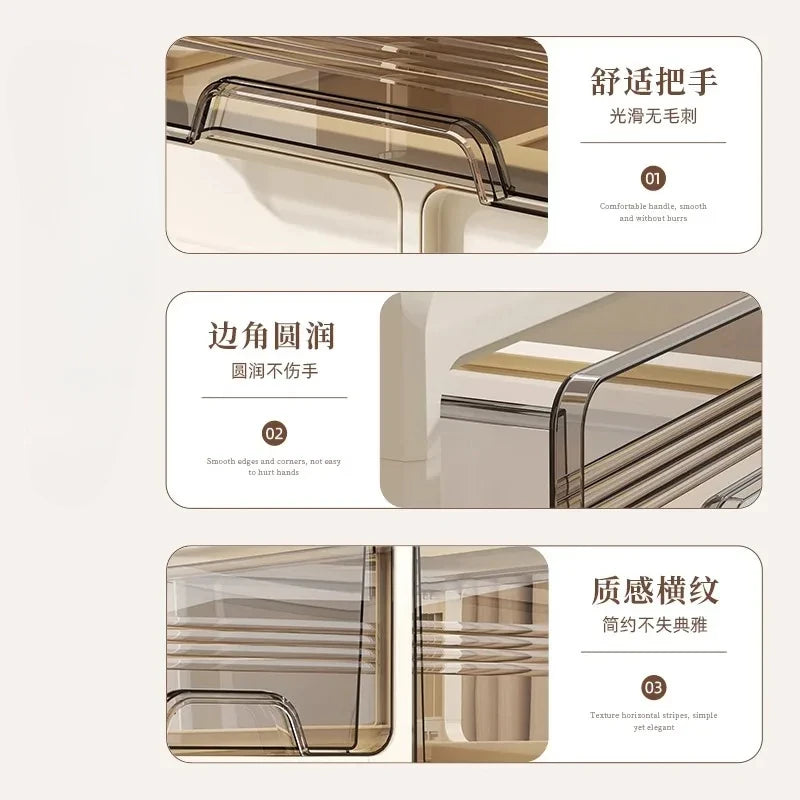 Lipstick Facial Mask Compartment Shelf Drawer Dresser Skin Care Products Storage Box Cosmetics Storage Box