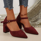 2025 New Black High Heels for Women Girl Pointed Sandals Female Summer Woman's Heel Shoes Mujer Sandalias Femeninas