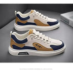 Trend 2025 New Men's Shoes Leather Fashion Low-top Men's Casual Trendy Shoes Running Sports