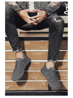 Men's Shoes 2025 New Spring Work Safety Shoes, Anti-slip, Wear-resistant, Versatile Casual Sports Work Shoes, Men's Board Shoes