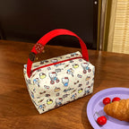 Hello Kitty Cosmetic Bag Large Capacity Travel Makeup Organizer Portable Toiletry Case Lipstick Storage Pouch Cute Cartoon Print