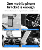 Car Mobile Holder Special Fixed Bracket Base for Ford Raptor F150 2021 2022 2023 Wireless Charging Accessories Car Phone Holder