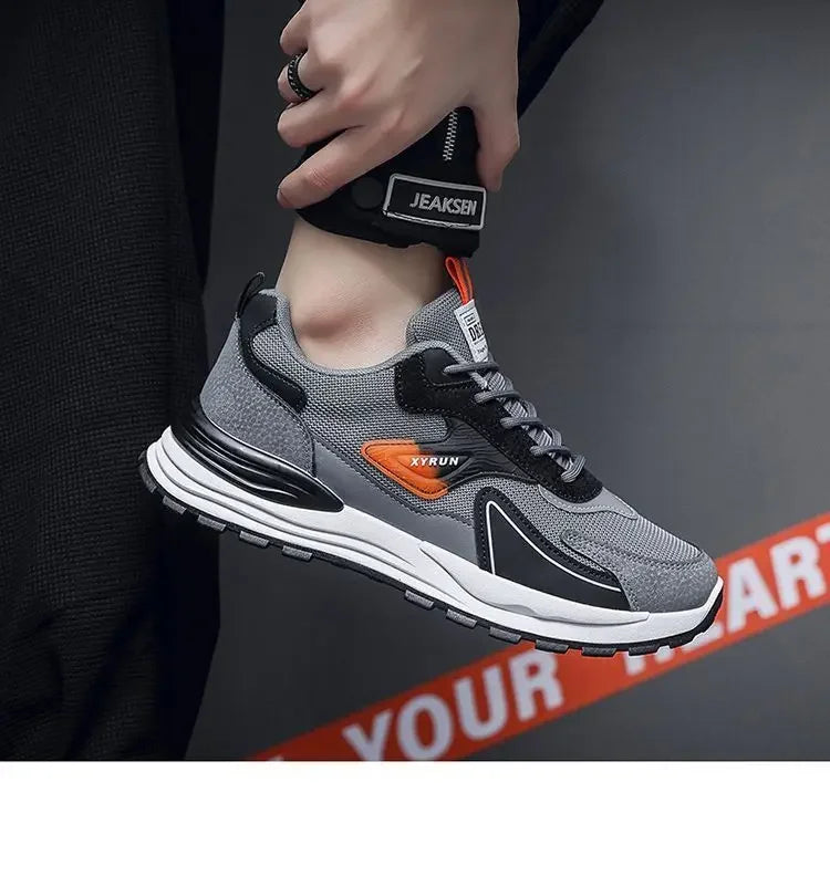 Men's Shoes Fashion Mens Sneakers 2024 Autumn New Brand Design Comfortable Soft Soled Men Running Shoes Tenis Masculino