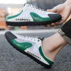 Men's Fashion Soft-soled Half Slippers Men Summer Trendy Bottom Casual Shoes Breathable Slip-on Shoes Sneakers Zapatos De Hombre