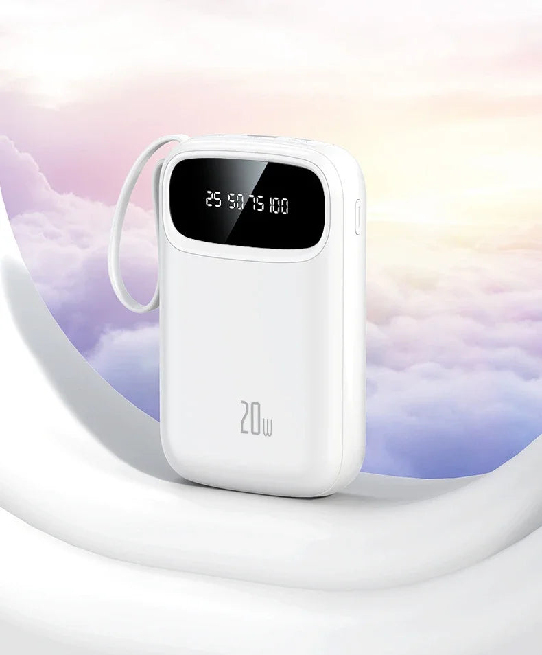 BCAK/ flagship store 200000 Milliampere Wholesale Power Bank with Built-in Cable, Mini, Portable, Fast Charging Mobile Power Sup