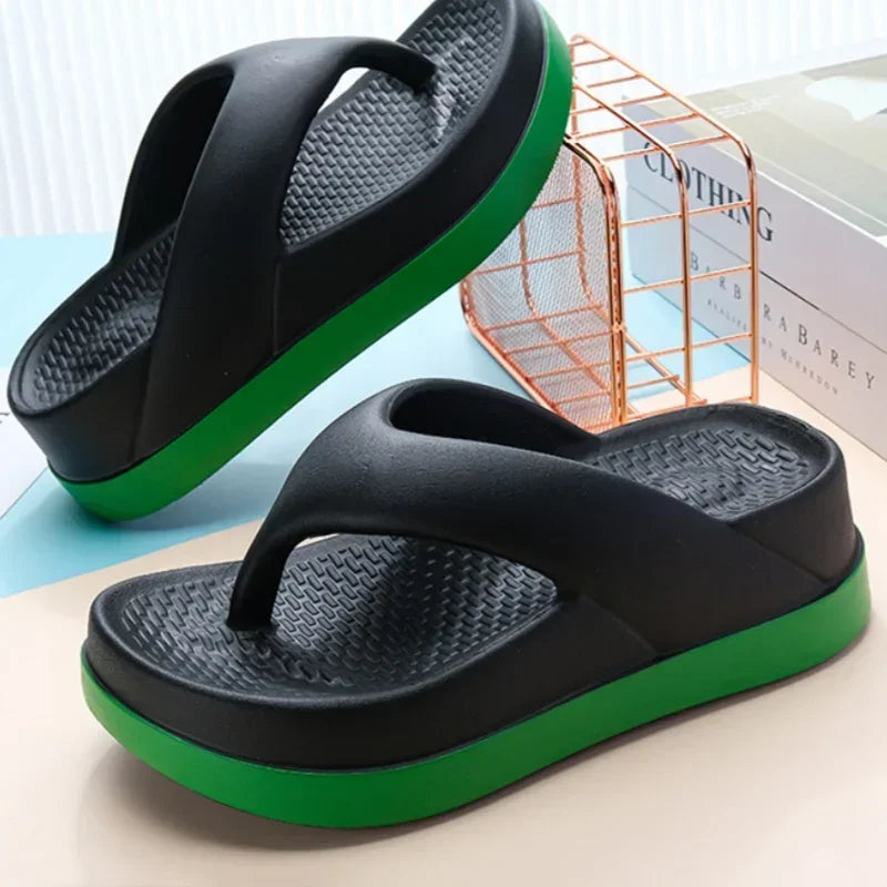 Woman flip flops Popular Design Shoes  trend Casual Platform Sandals non-slip Outdoor slippers Unique features Flat sandals
