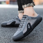 Men's Fashion Soft-soled Half Slippers Men Summer Trendy Bottom Casual Shoes Breathable Slip-on Shoes Sneakers Zapatos De Hombre