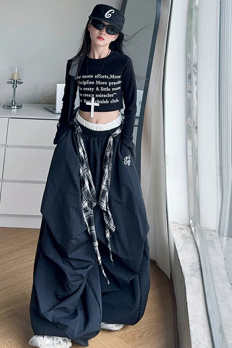 Pants Two Pieces Set Grid Trousers Tops Suits Casual Daily Childrens Clothes 2025 New Fashionable Children Autumn Clothing Girls