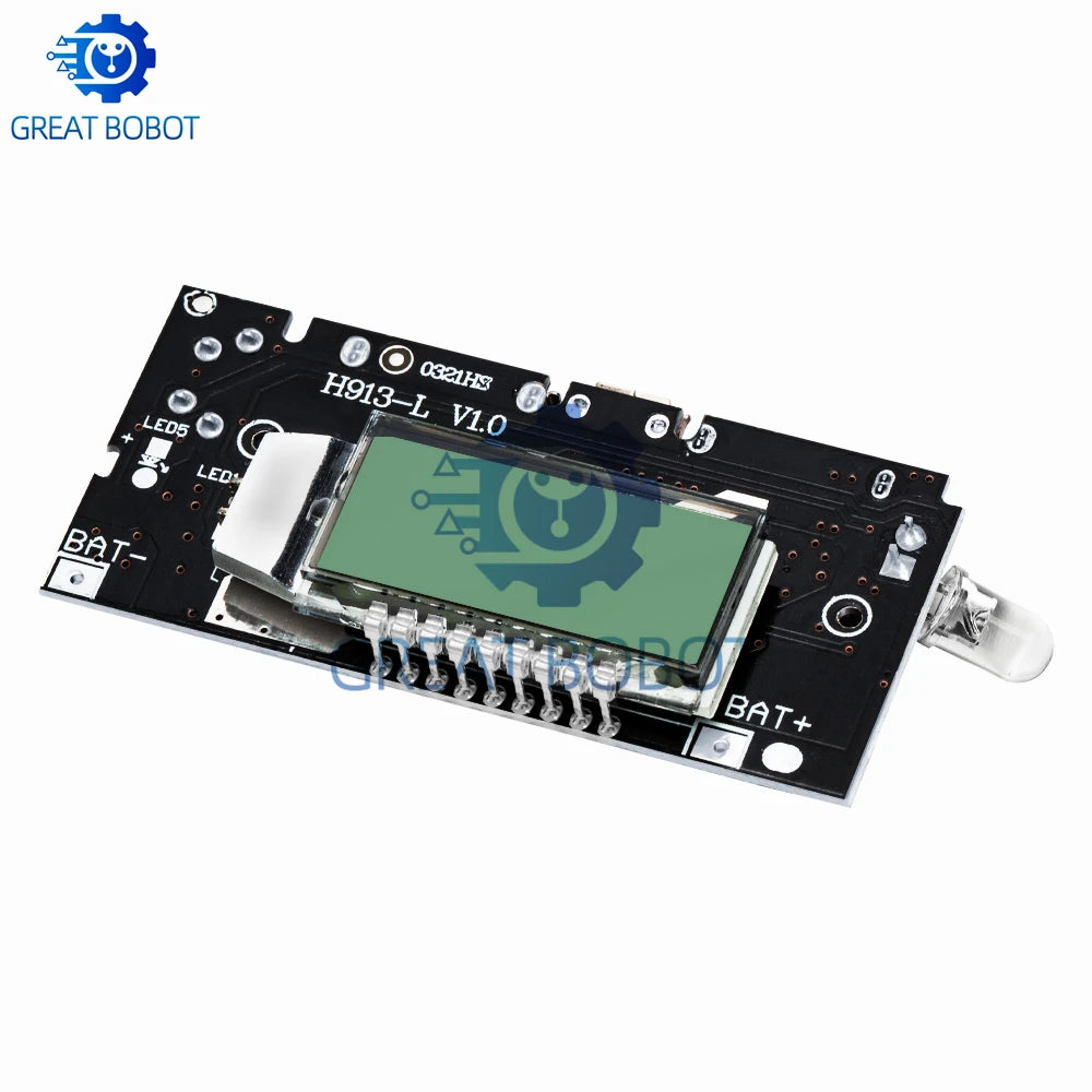 BS Dual USB Mobile Power Bank: 5V 1A & 2.1A Output! 18650 Battery - Powered PCB Power Module -  Phone Charging & DIY