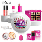 Lipstick + concealer + eyeliner + blush cosmetic set, multiple styles, convenient and affordable cosmetic set