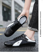 Summer Slippers for Men Trendy Men's Flat Bottom Casual Shoes Soft Sole Support Shoes Men's Sneakers