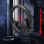 7260 Wired Headphones with Microphone，Suitable for work meetings、Study Recording、Entertainment Games，Compatible：PS4/PS5/Xbox One