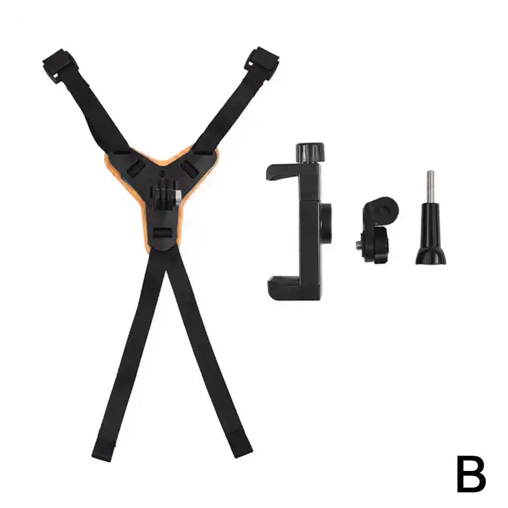 Helmet Holder Helmet Accessories Motorcycle Riding Mobile Phone Holder Sports Camera Chin Holder